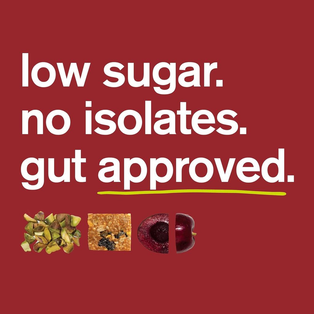Skratch Labs Energy Bar | Cherry + Pistachio (12 Pack) | Plant Based Healthy Snack | Low Sugar - 5g Protein | Non-GMO, Gluten Free, Soy Free, Vegan, Kosher