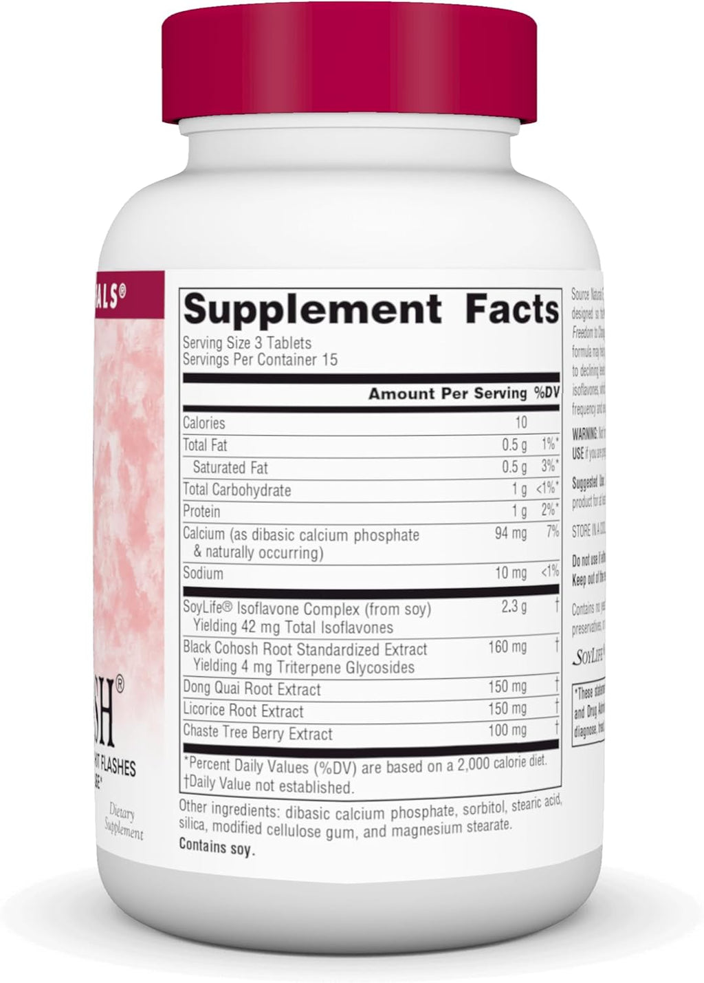 Source Naturals Hot Flash - Helps Reduce The Frequency of Hot Flashes Associated with Menopause, Non-GMO Soy - 45 Tablets