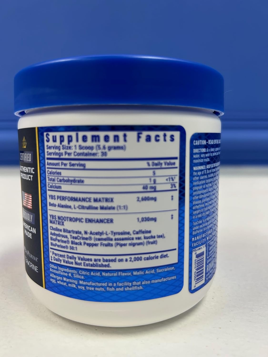 Ronnie Coleman Signature Series New Pre Workout Powder for Women & Men, Preworkout w/Amino Acid Beta Alanine, L Citrulline, Caffeine for Energy Support, Endurance & Focus (Lemon Splash)