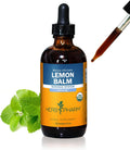 Herb Pharm Certified Organic Lemon Balm Liquid Extract for Calming Nervous System Support, Organic Cane Alcohol, 4 Ounce