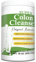 Health Plus Super Colon Cleanse Original Formula (1990-2025), 15 oz Powder, 42 Servings, with Psyllium Husk and Senna Leaf for Constipation Relief and Digestive Support