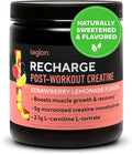 LEGION Recharge Post Workout Drink - Micronized Creatine Monohydrate Natural Post Workout Recovery Drink - Muscle Builder & Recovery Booster Post Workout Supplements (Strawberry Lemonade, 30 Servings)