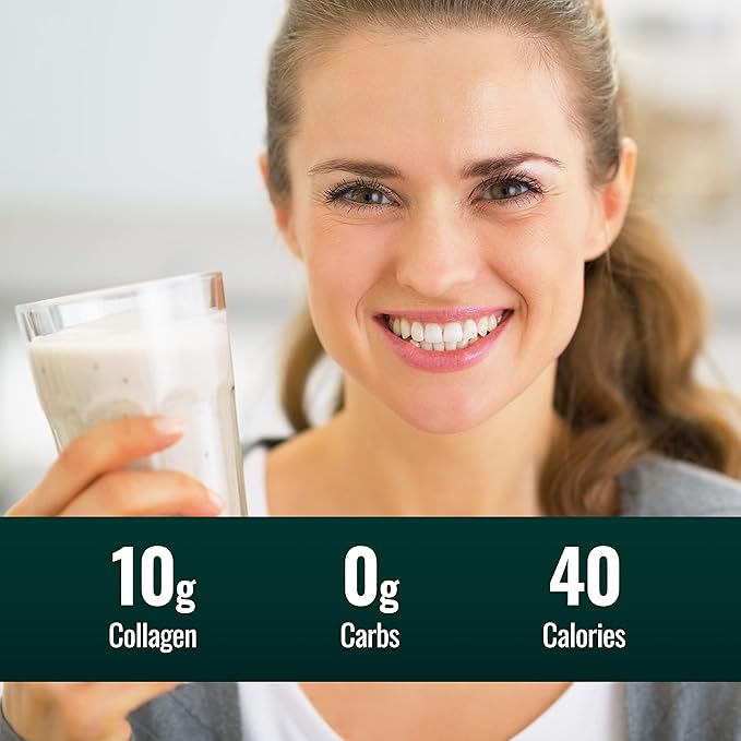 Natural Force Organic Clean Collagen Peptides Powder - USDA Certified Organic & Non-GMO, Keto & Paleo Certified - Hydrolyzed Type I & III Protein Powder with Essential Amino Acids – Unflavored, 10.7oz