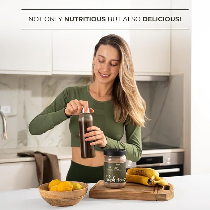 Greens Superfood Powder - Chocolate Flavor to Cleanse & Detox - Smoothie Mix Supplement with Organic Digestive Enzymes, Immune Support, Bloating Relief, Vegan, Low-Carb 30 Servings - by Detox Organics