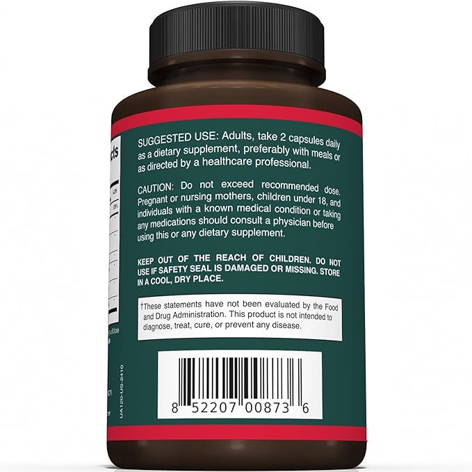 Sunergetic Premium Uric Acid Support Supplement – Uric Acid Cleanse & Kidney Support – Includes Tart Cherry, Chanca Piedra, Celery Extract & Turmeric - 120 Capsules