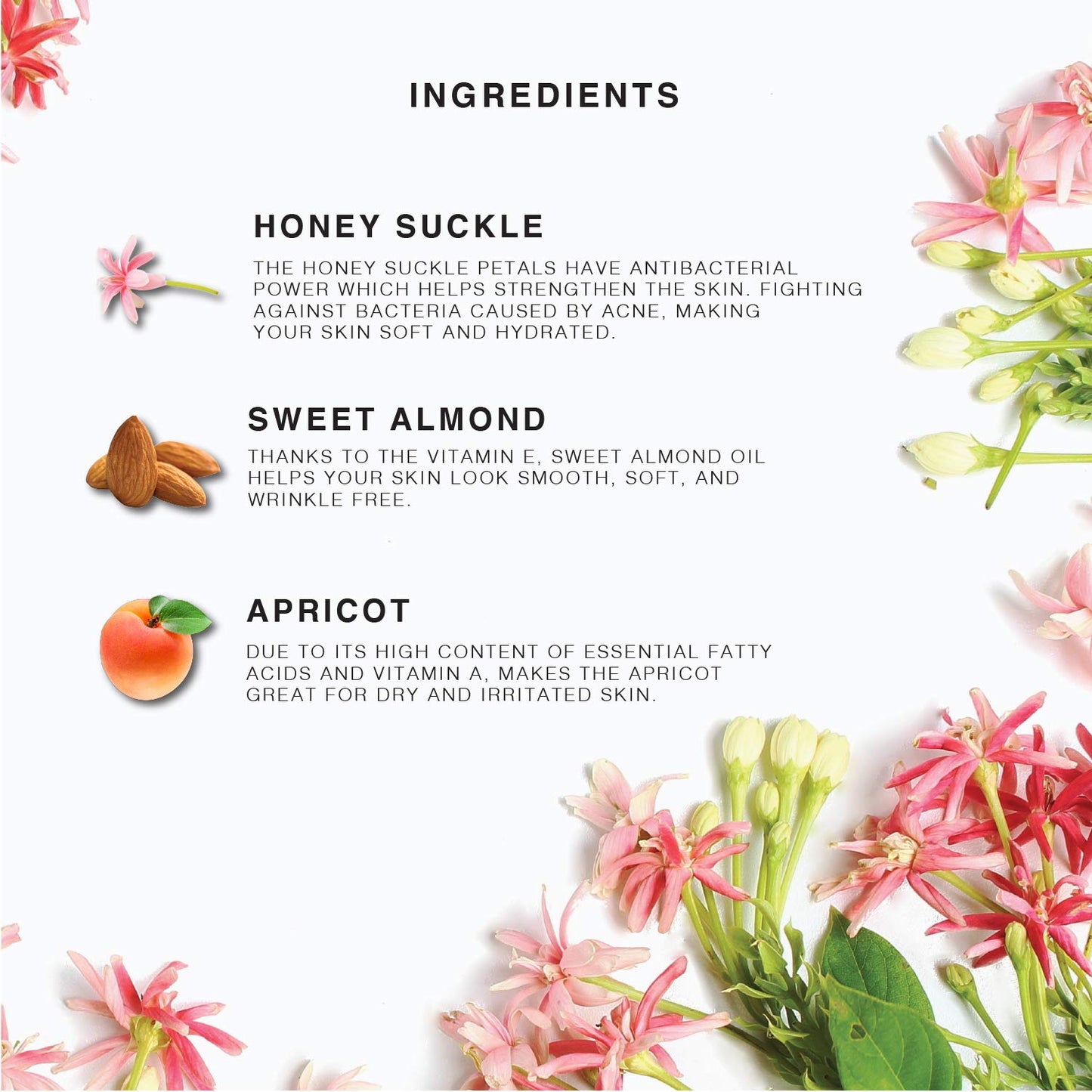 BEAUTE DE PROVENCE Honey Suckle Multi-Use Face, Body & Hair Oil - Hydrates Skin, Restores Shine - With Apricot, Coconut Oil & Vitamin E - 4 Fl Oz