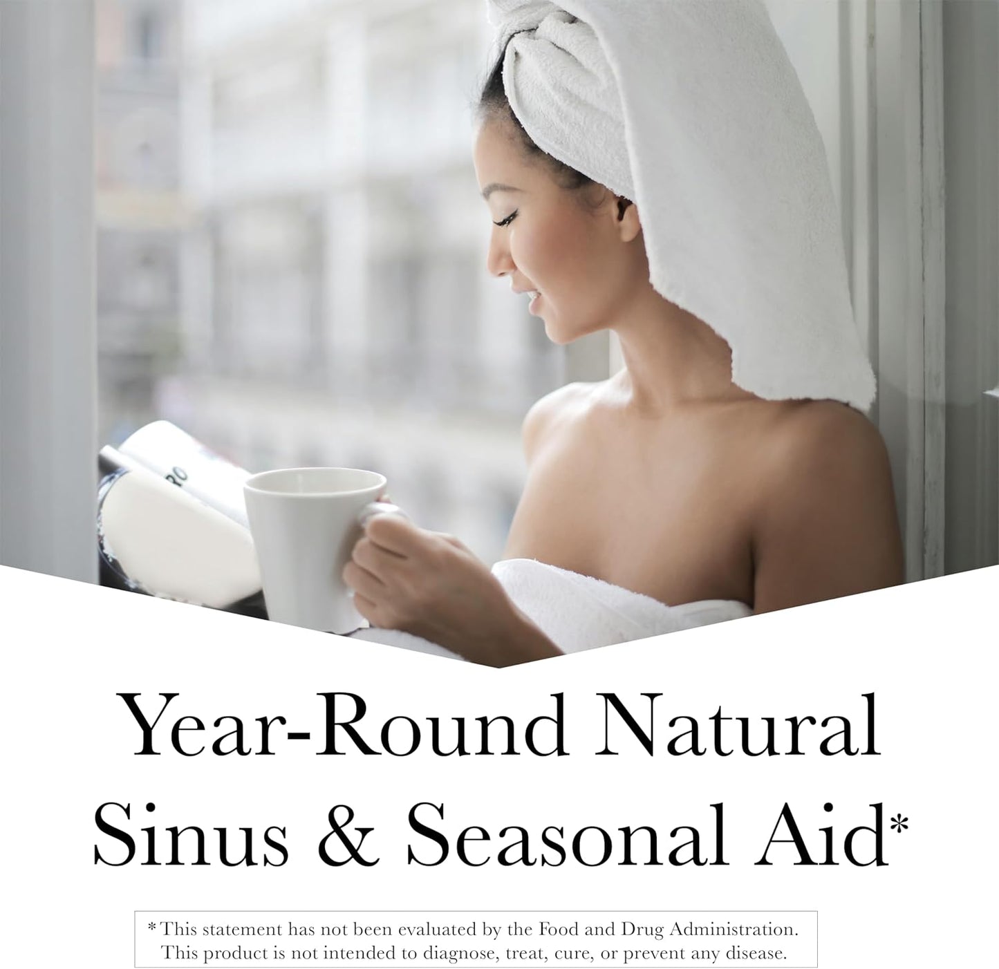 Kroeger Herb Products, Sinus Blend, All Natural Sinus Support for Adults, Congestion Relief and Sinus Pressure Relief, Blocks or Suppresses Histamin, Non-GMO, No Preservatives, Made in USA