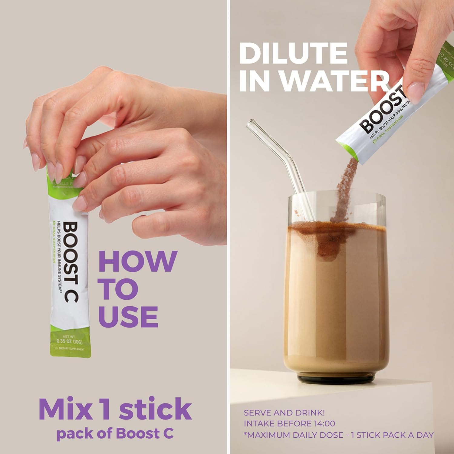 Vitamin C Powder | Non-GMO | Ideal to Enhance Smoothies, Shakes & Beverages | Nutrient-Rich Formula | 30 Servings |