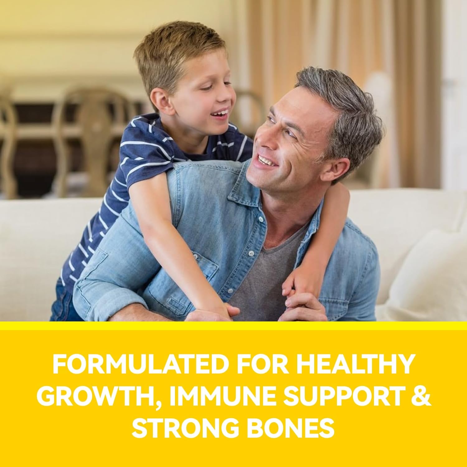 Children's Chewable Multivitamin - 18 Essential Vitamins & Minerals for Kids, Supports Bone, Focus & Immune Health, Vegetarian, Gluten Free, Non GMO - 200 Chewables, Mixed Fruit Flavor