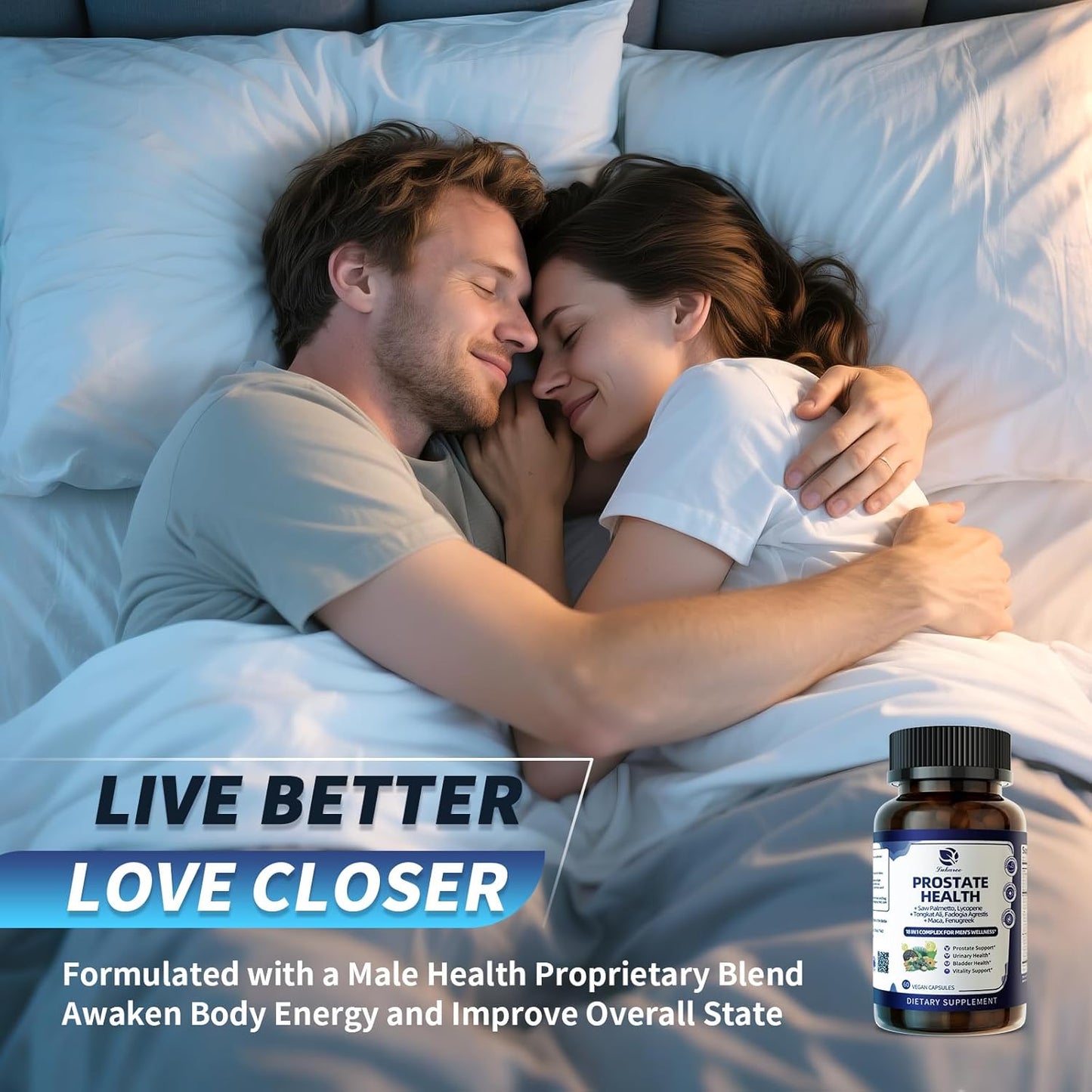 Prostate Health Supplements for Men - 18 in 1 Saw Palmetto with Pumpkin Seed & Nettle - Advanced DHT Blocker - Urinary Tract Health Support - Enhanced with Ashwagandha, Reishi, 2 Pack