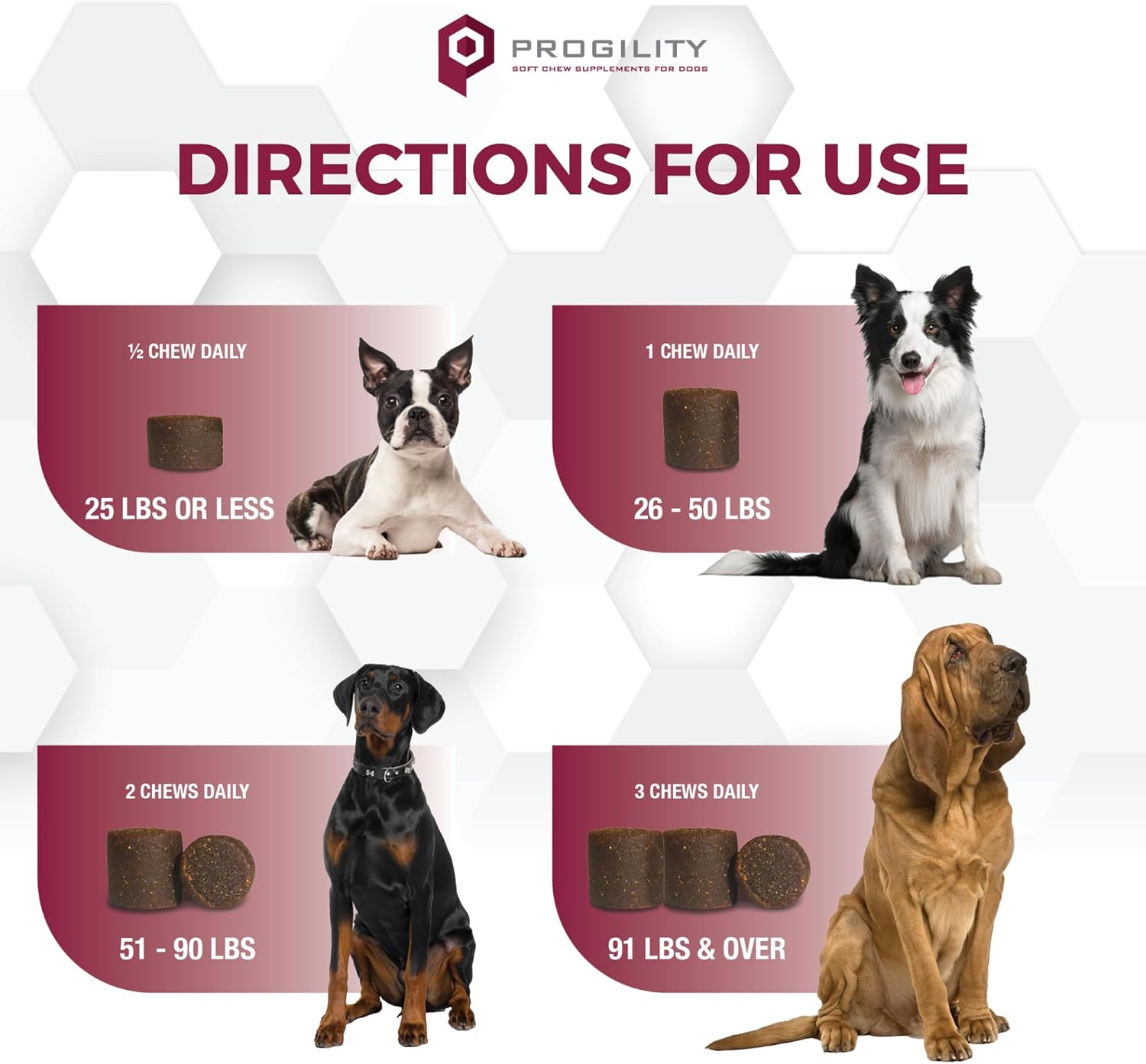 Nootie Progility Urinary Support Supplement for Dogs, Bladder Support and Urinary Tract Support for Dogs with Cranberry and D-Mannose, 90 Soft Chews per Container