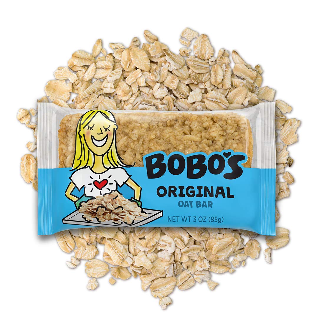 Bobo's Original Oat Bars, Gluten Free, Non-GMO, Whole Grain Oats, Pack of 12 | Snack Bars | On-the-Go | Made with Simple Ingredients