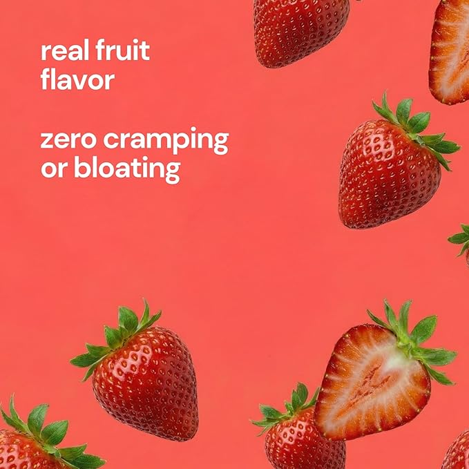 Flow Formulas Strawberry Endurance Drink Mix, Top 12 Allergen-Free, Carbohydrate & Electrolyte Sports Fuel Powder for Performance Training, High Carb Hydration Exercise Support, Gluten-Free, 10 Serv