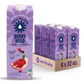 Revl Fruits™ 100% Juice, No Added Sugar, Cranberry Pomegranate Acai, Berry Wild, 32 fl oz. Carton (Pack of 6)