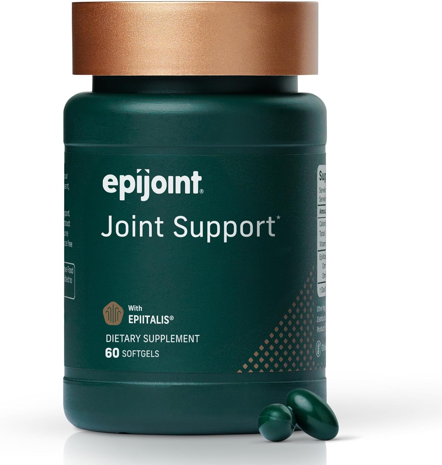Joint Support – Supports Mobility & Osteoarthritis – May Help Reduce Inflammation with Patented Epiitalis – 60 Capsules