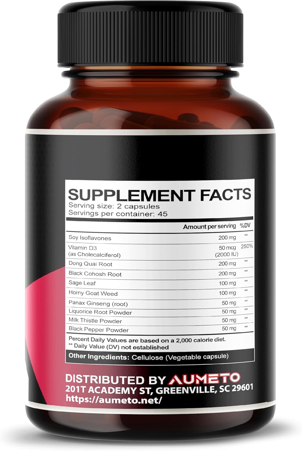 Ultra Menopause Support for Women with Soy Isoflavones, Dong Quai, Black Cohosh - Reduce Hot Flashes, Night Sweats and Mood Support (90 Count (Pack of 1))