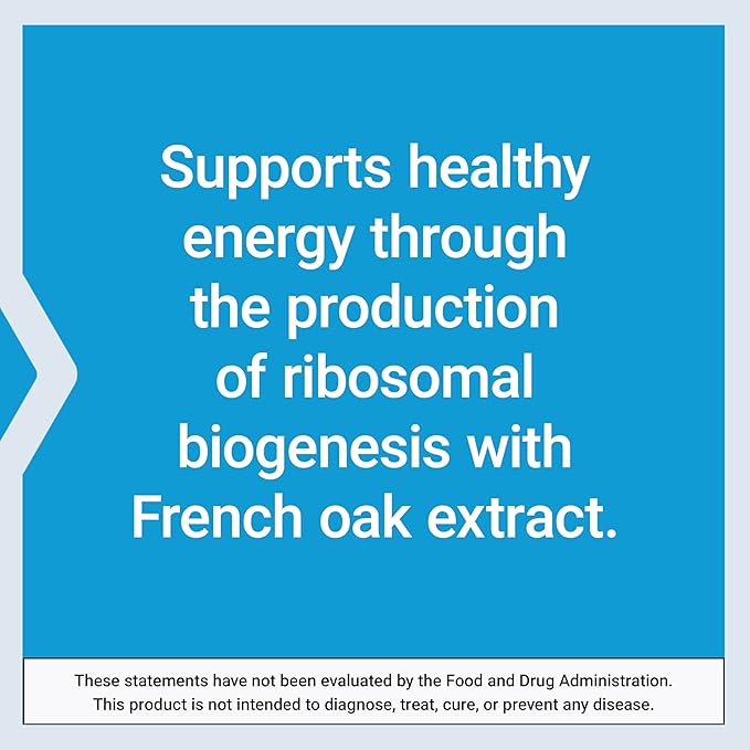 Life Extension EnergyGain, French Oak Extract, Combat General Fatigue & Maintain Energy Levels, Non-GMO, Gluten-Free, Vegetarian, 30 Capsules