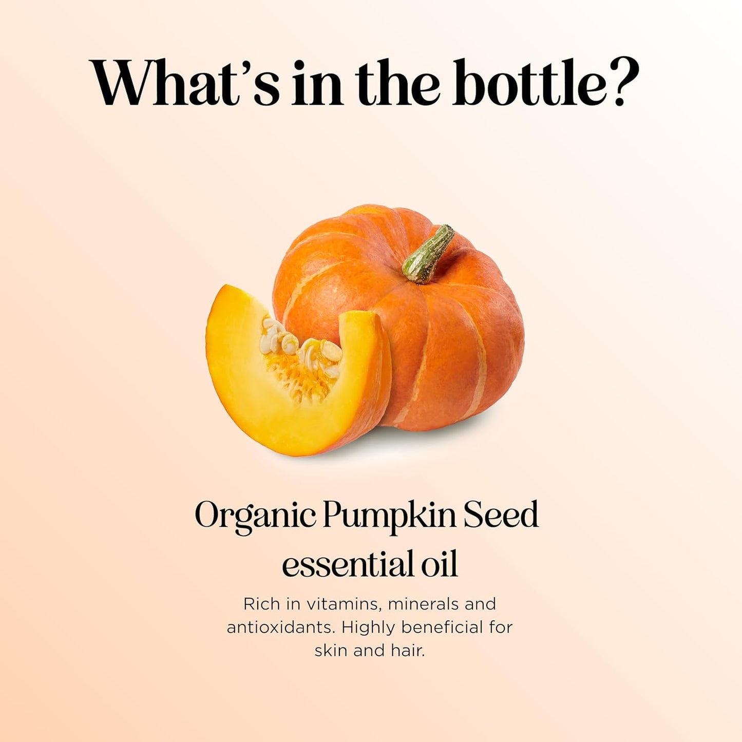 Pumpkin Seed Oil Organic Certified - 100% Pure Organic Pumpkin Seed Oil for Hair and Anti Aging Face Oil - USDA Organic Hair Oil for Dry Hair and Volume - Virgin Cold Pressed & Unrefined (16oz)