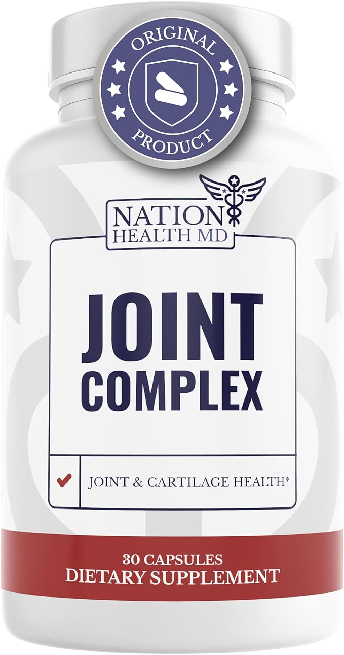 Joint Complex - Joint & Cartilage Health - Joint Support Supplement with Calcium, NEM Eggshell Membrane, Boswellia Serrata - Knee Supplements for Men & Women, 30 Capsules