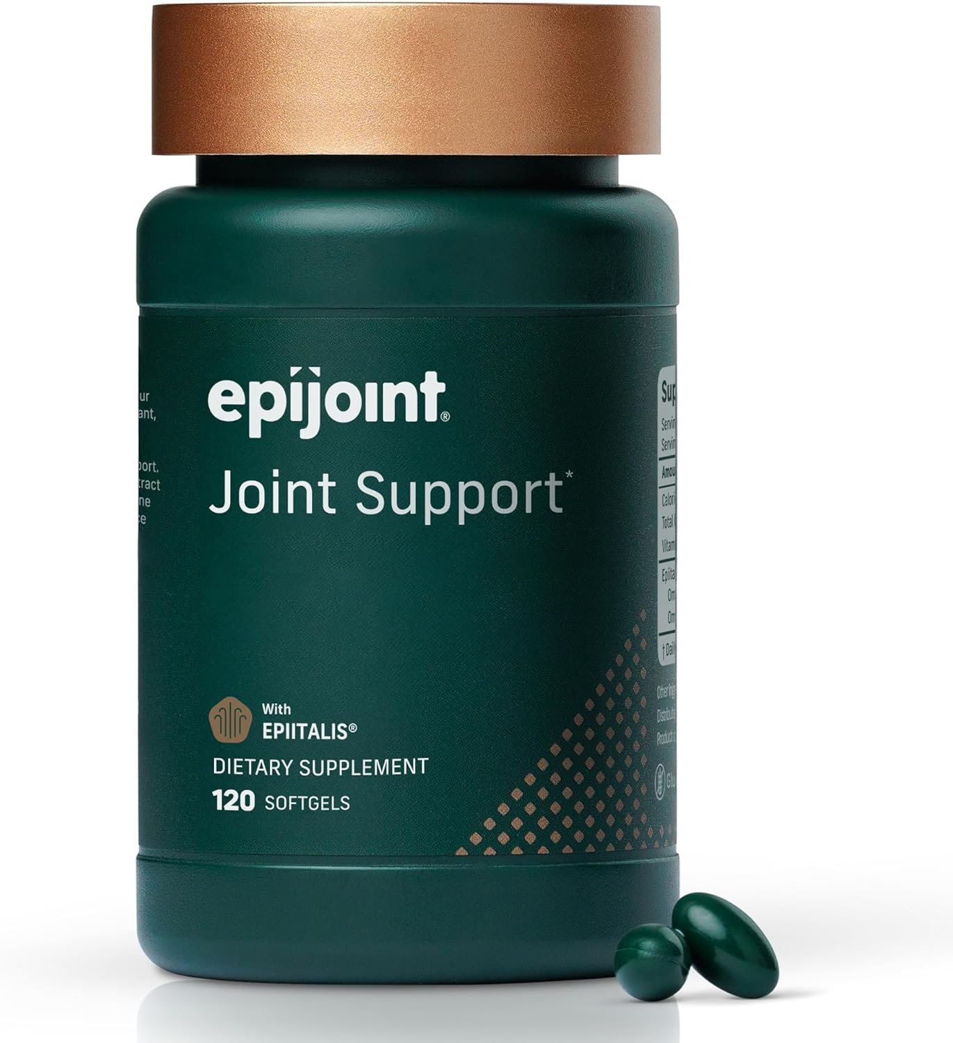 Joint Support – Supports Mobility & Osteoarthritis – May Help Reduce Inflammation with Patented Epiitalis – 120 Capsules