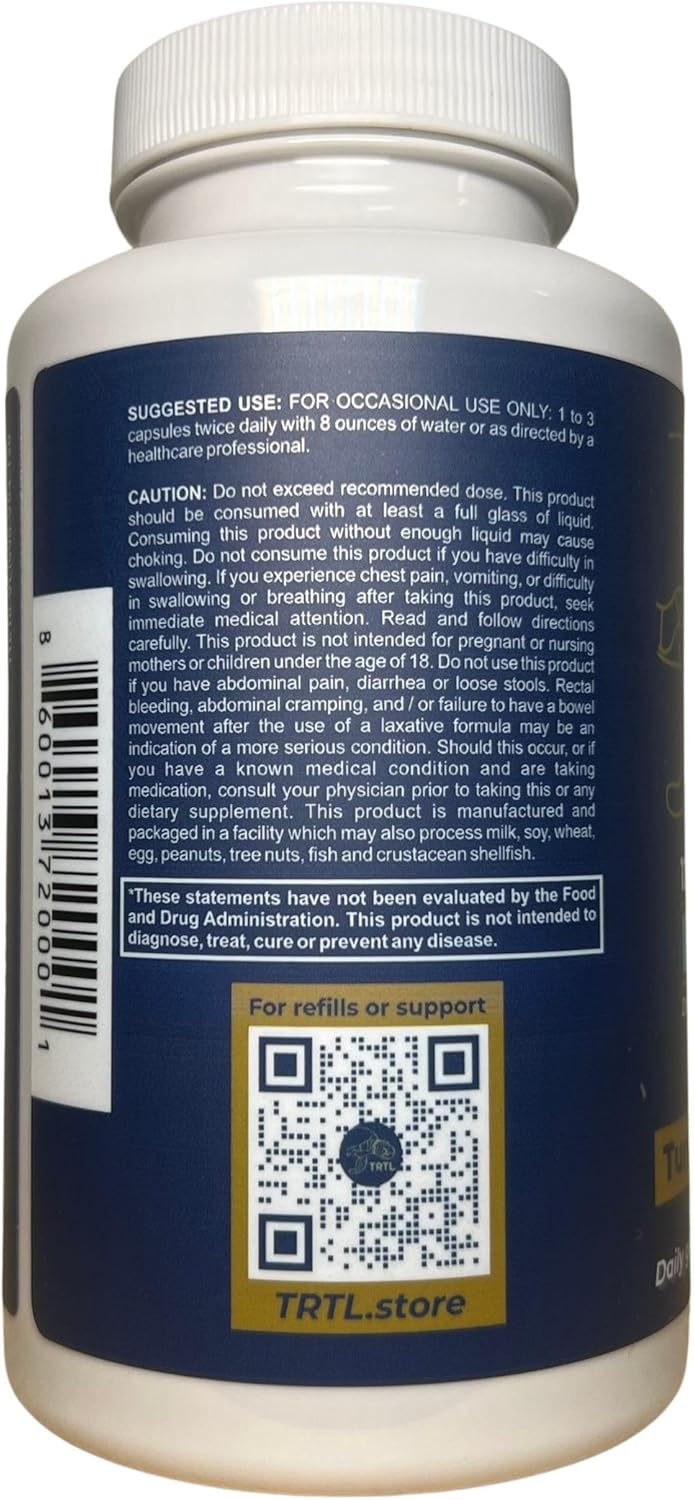 Psyllium Husk Fiber Capsules – 120 ct | Fiber Supplement for Gut Health Support & Digestive Regularity | Packaged & Tested in USA, Non-GMO | 2.2g Fiber per Serving