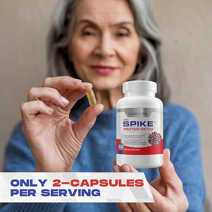 Spike Protein Detox 3-in-1 Supplement - Nattokinase 4000FU, Bromelain 500mg, Curcumin 1000mg - Unflavored Spike Support - Optimal Protein Balance for Daily Health - 60 Capsules, 30 Day Supply