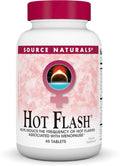 Source Naturals Hot Flash - Helps Reduce The Frequency of Hot Flashes Associated with Menopause, Non-GMO Soy - 45 Tablets