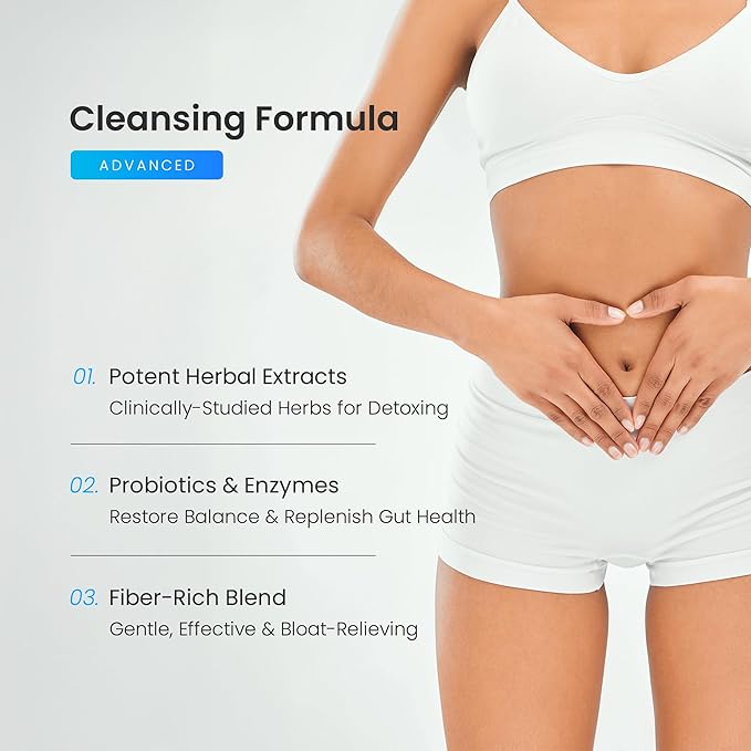NutraChamps Colon Cleanse & Detox for Weight Loss [14 Day Quick Cleanser] Safe & Effective Formula with Probiotic & Digestive Enzymes for Constipation Relief