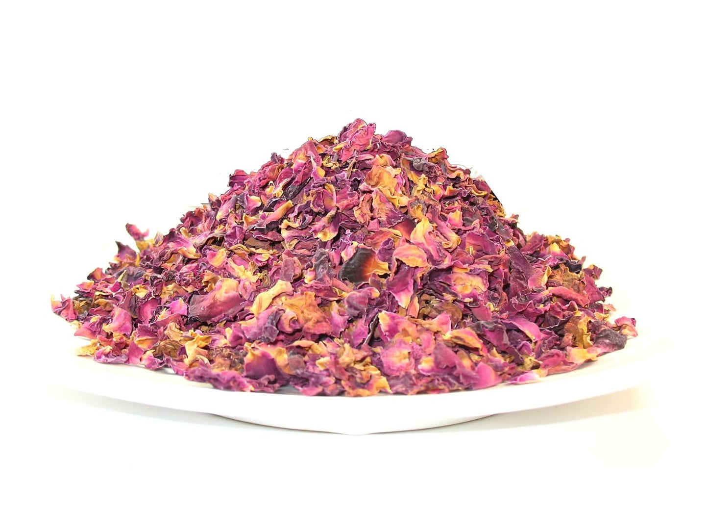 Greenhilltea Premium Dried Rose Petals - Caffeine Free Rose Tea - Edible Flowers for drinks, Baking, Desserts, Cocktails, Wedding Toss & Herbal Tea Infusions - 4 OZ
