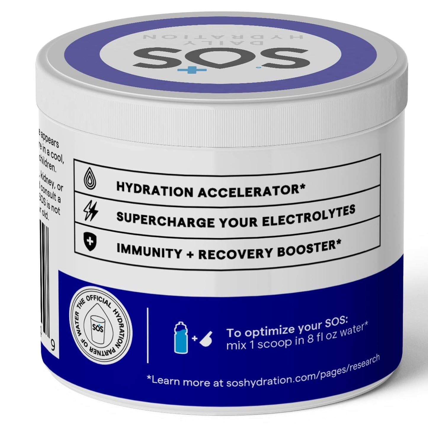 SOS Hydration ORS Electrolyte Powder Stick Packs | Oral Rehydration Solution | Low Sugar | Rapid Rehydration | Made in USA | Keto | Mixed Berry | 31 Servings