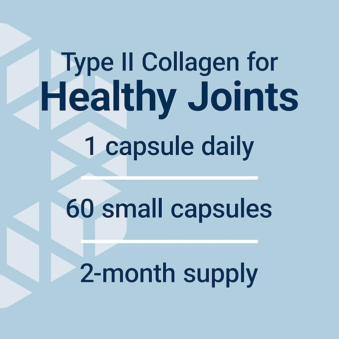 Life Extension NT2 Collagen™, Joint Health Supplement for Joint Comfort & Mobility, Gluten-Free, Non-GMO, 1 Daily, 60 Small Capsules