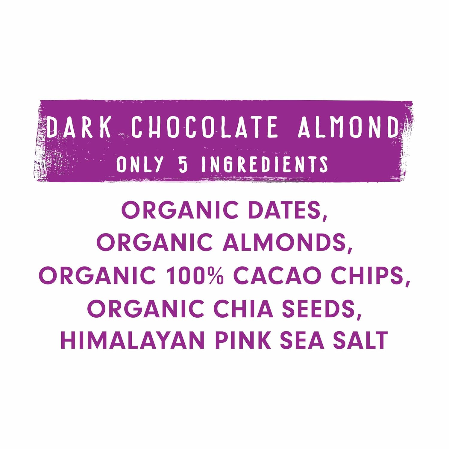 jonesbar (Dark Chocolate Almond, 4 Count (Pack of 1)), USDA Organic Fruit & Nut Bar, Non-GMO, Kosher, Vegan, Gluten Free, Simple Snack Bar