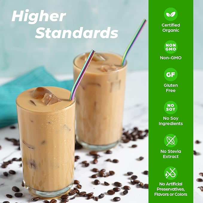 Orgain Organic Vegan Perfect Blend Protein Powder, 20g Clean Plant Protein, 6 Ingredients, <1g Sugar, Gluten Free, Non-GMO; No Artificial Flavors, Stevia Extract, Dairy or Soy Ingredients- Vanilla