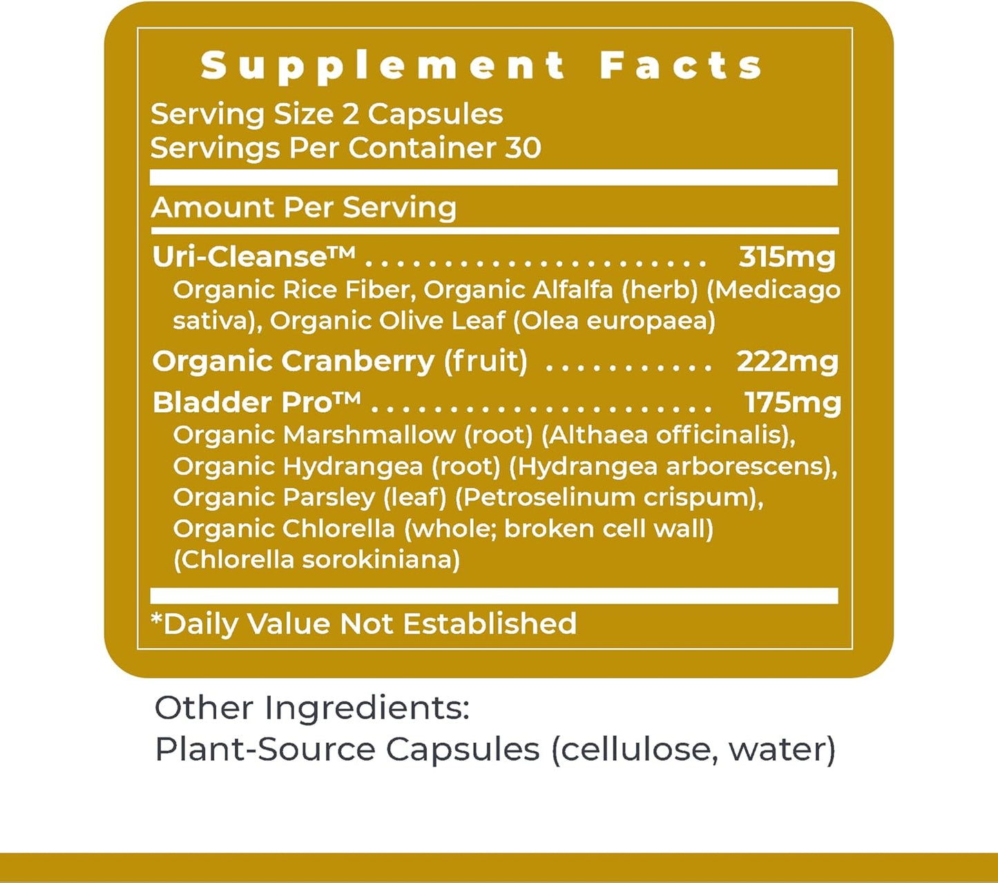 Premier Research Labs UriVen - Bladder Health Support for Women & Men, Cranberry Extract & Marshmallow Root, Urinary Relief, Bladder Relief, Bladder Control Supplement - 60 Vegetarian Capsules