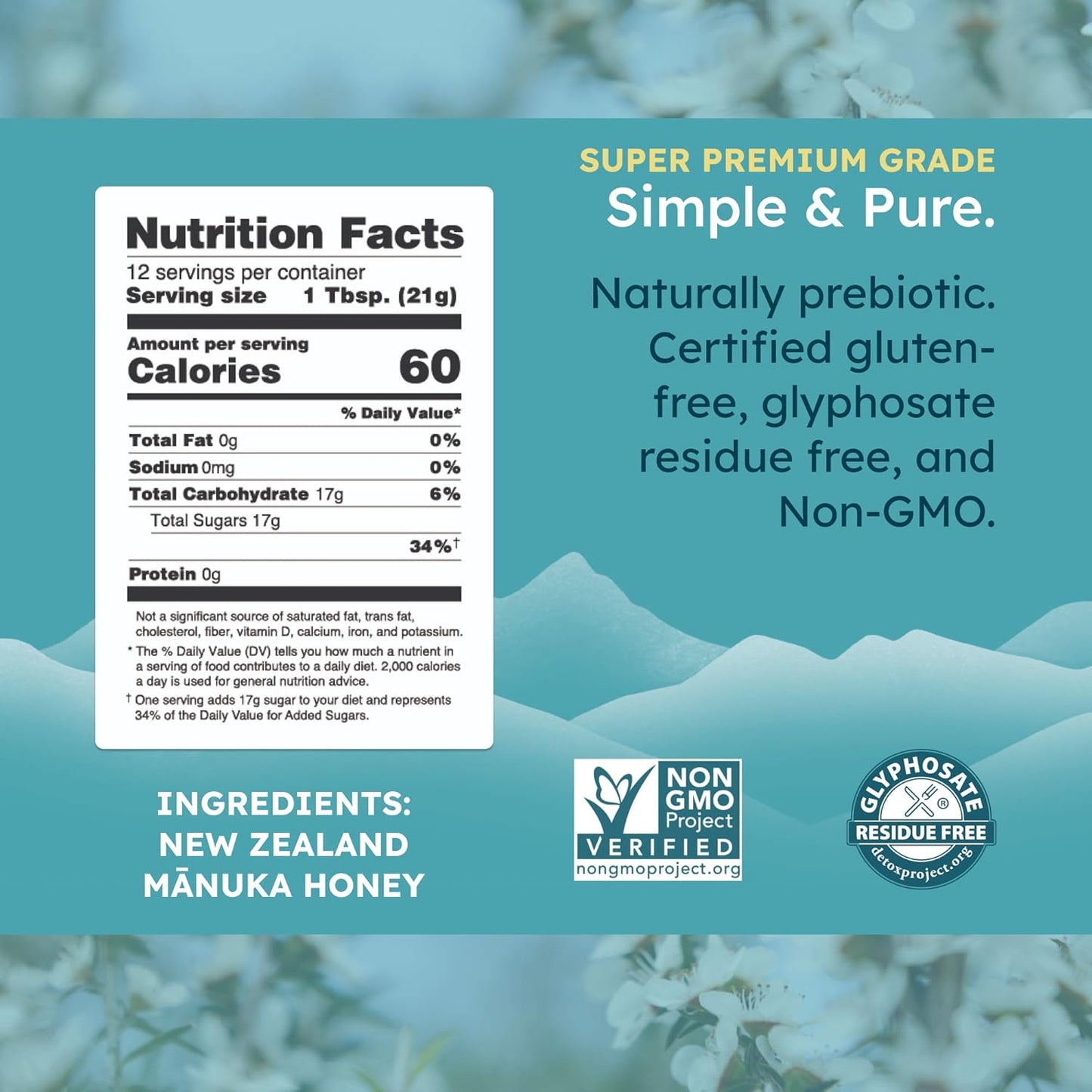 Melora Raw Manuka Honey from New Zealand | UMF 10+ | MGO 265+ | 8.8 Oz Jar | Safe for Skin Care | Edible & Healthy Sugar Alternative | Traceable from Hive to Hand Manuka Honey