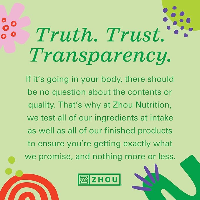 Zhou D3+K2 - Vitamin D3 K2 Supplement for Women & Men, Immune Support Vit D3 and K2 Gummy, Gelatin Free Formula with 5000 IU of D3 and MK-7 - 60 Veggie Gummies (Pack of 1)