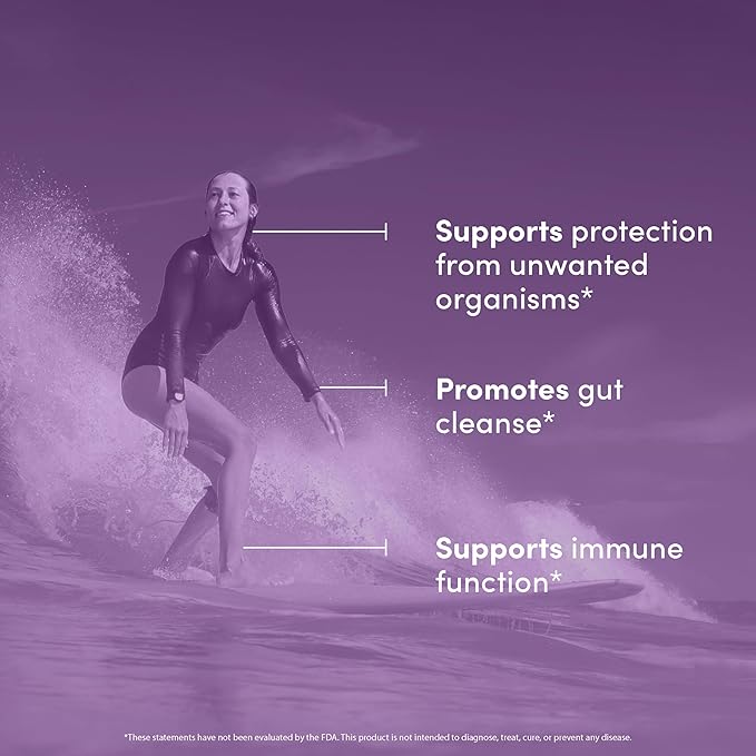 Reset Your Gut & Feel Lighter - ParaCleanse Herbal Supplements for Humans, Formula for Internal Balance, Digestive Comfort & a Clean, Fresh Start with Black Walnut, Wormwood & Olive Leaf (60 Capsules)