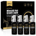 Minoxidil Hair Growth With Biotin 5%: Minoxidil for Men and Women - Hair Growth Treatment Supports Thicker and Fuller Beard & Hair(4 Pack 8Oz For 8 Month Supply)