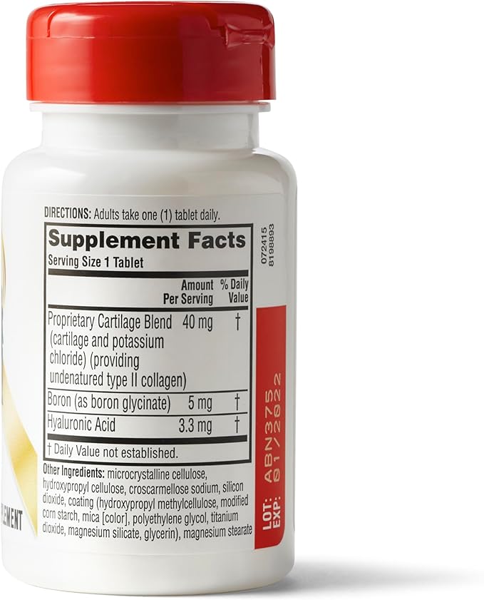 Move Free Ultra Triple Action Joint Support Supplement - Type II Collagen Boron & Hyaluronic Acid - Supports Joint Comfort, Cartiliage & Bones in 1 Tiny Pill Per Day, 30 Tablets (30 servings)*