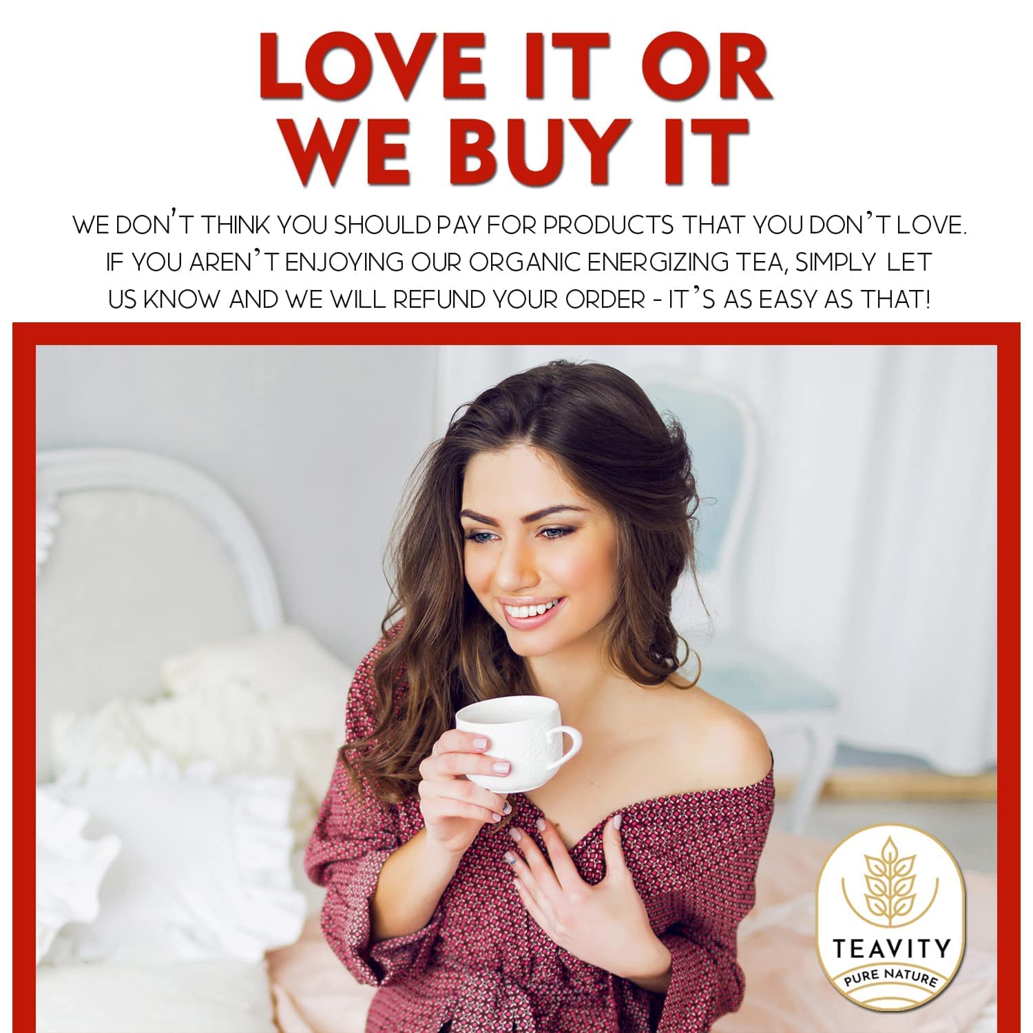 Organic Ashwagandha Tea Pods for Keurig with Ginger, Licorice, Organic Hibiscus Sabdariffa, Rosehip, & Lime - Decaf Herbal Tea - Energizing Tea by Teavity (12 Tea Pods)