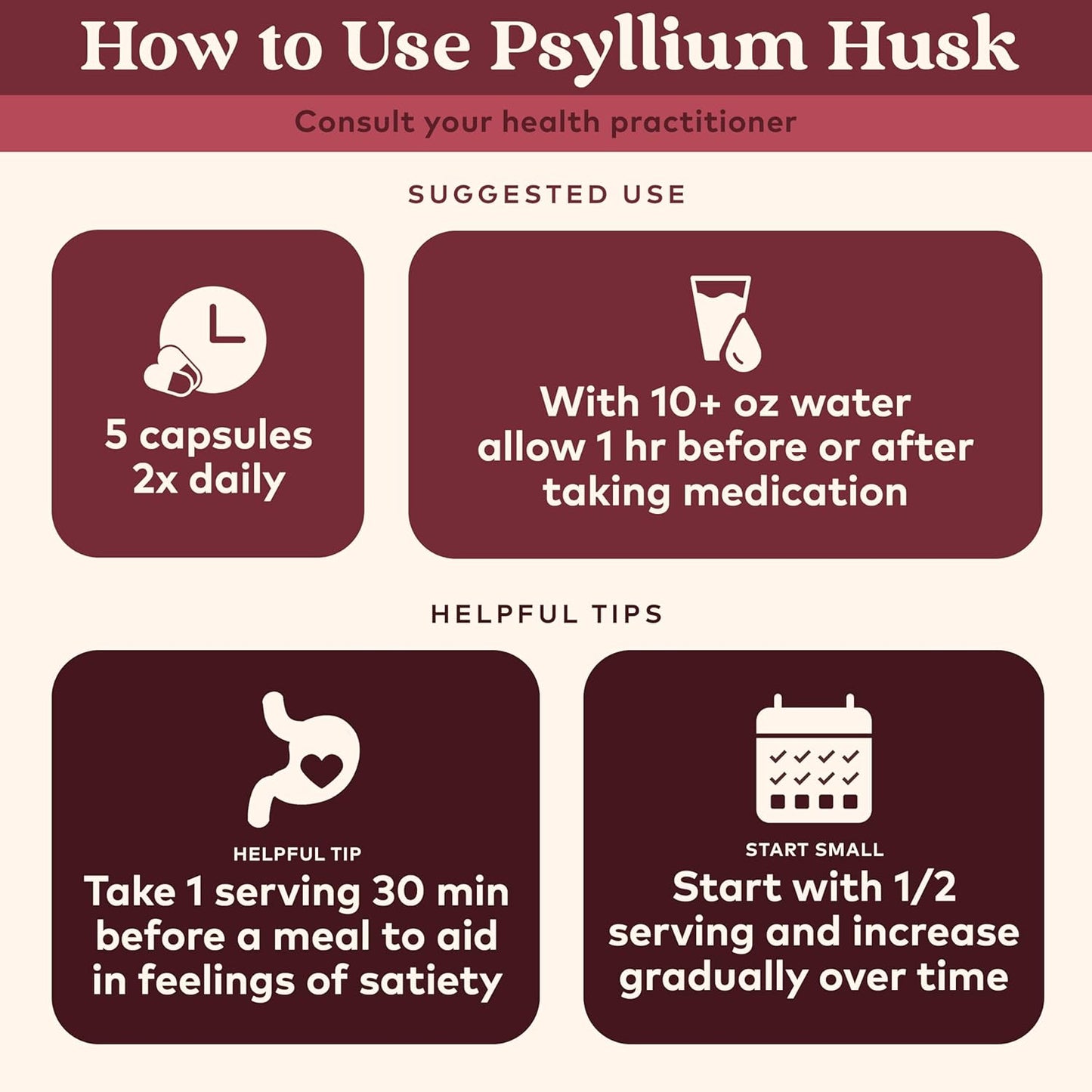 ORGANIC INDIA Psyllium Husk Capsules - Fiber Supplement, Healthy Elimination - Vegan, Keto Friendly, Gluten-Free, USDA Certified Organic, Non-GMO, Soluble & Insoluble Fiber Source - 180 Count