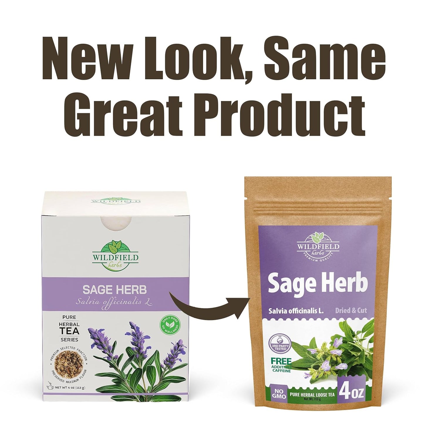 4 oz. Dried Sage Herb Herbs Tea (Salvia Officinalis) - 113g (4 oz) Herbal Tea Salvia Sage