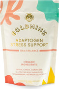 Goldmine Adaptogens Superfoods | Reishi Organic Mushroom Powder | Adaptogen Stress Support & Daily Balance Blend (227 Grams, Pouch)