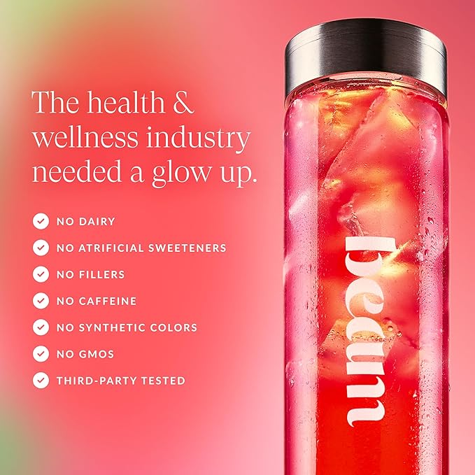 Beam Glow, Hormone Balance for Women, Thyroid Support for Women, Natural Hormone Support Powder with Selenium and Bromelain, PMS Relief, Energy, Hair Skin & Nails, Vegan, No Sugar, 30 Servings