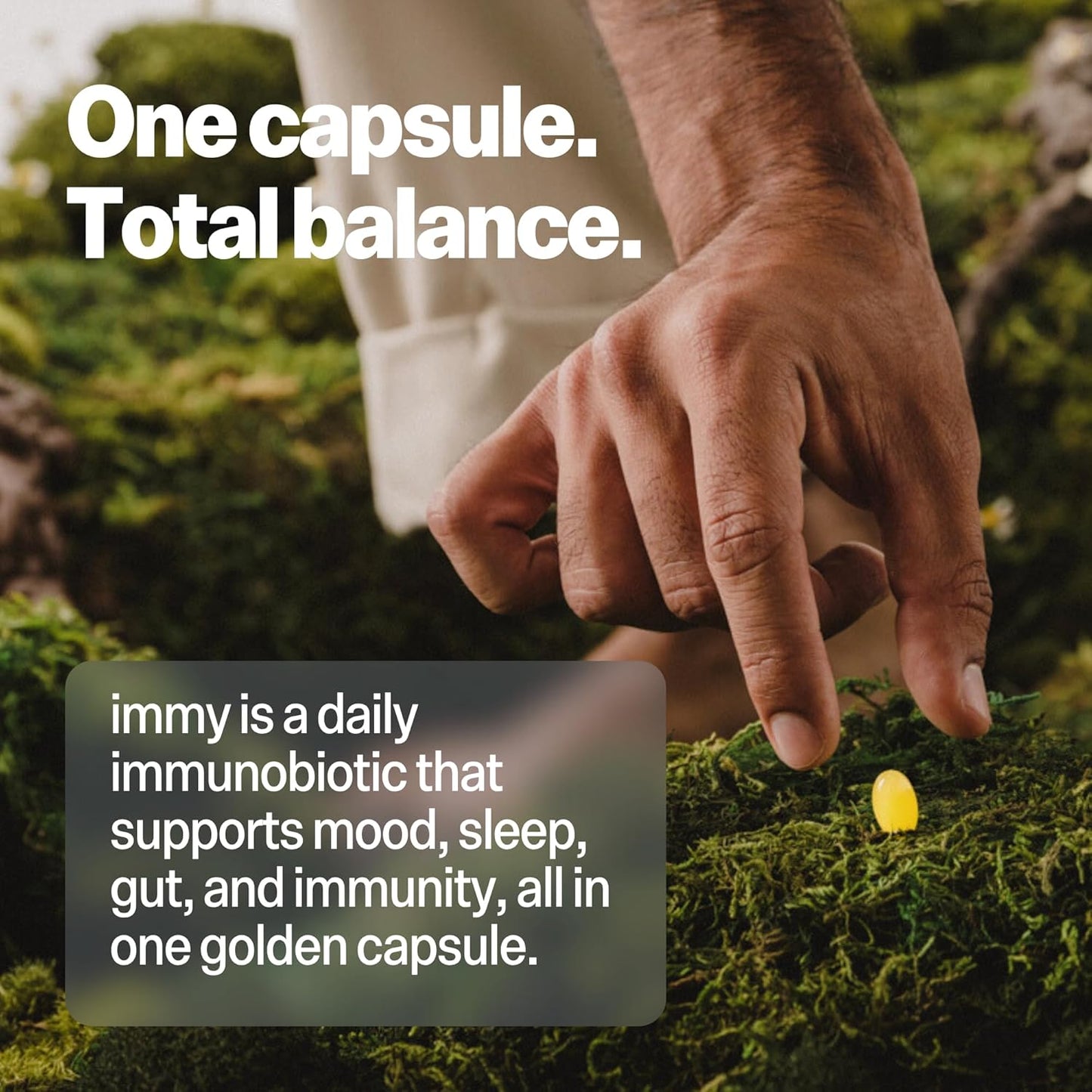IMMY Immune Supplement for Mood Support and Gut Health, 90 ct. - Supports Joint Relief, Focus & Mood Support, Natural Calming Aid