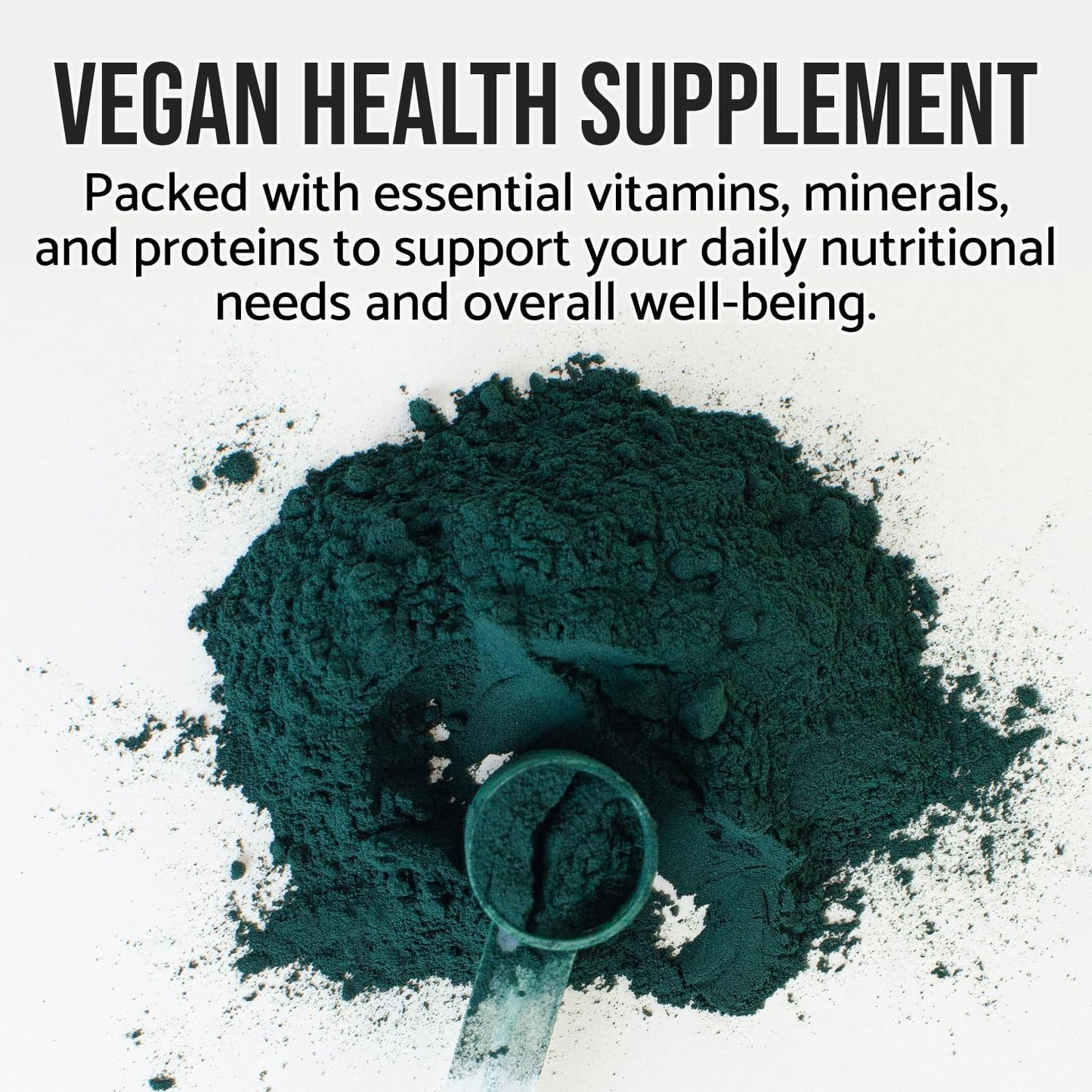 WHYZ Organic Spirulina Powder, 250g, Protein-Rich Spirulina Supplement, Organic Superfood for Immune Support, Green Spirulina Powder Organic Non GMO for Smoothies & Recipes