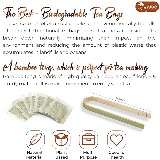 TOG999, Premium 200 Tea Bags - Special Cinnamon Tea, 100% Natural & Pure, Herbal Tea. Cinnamon Stick Herbal Spice