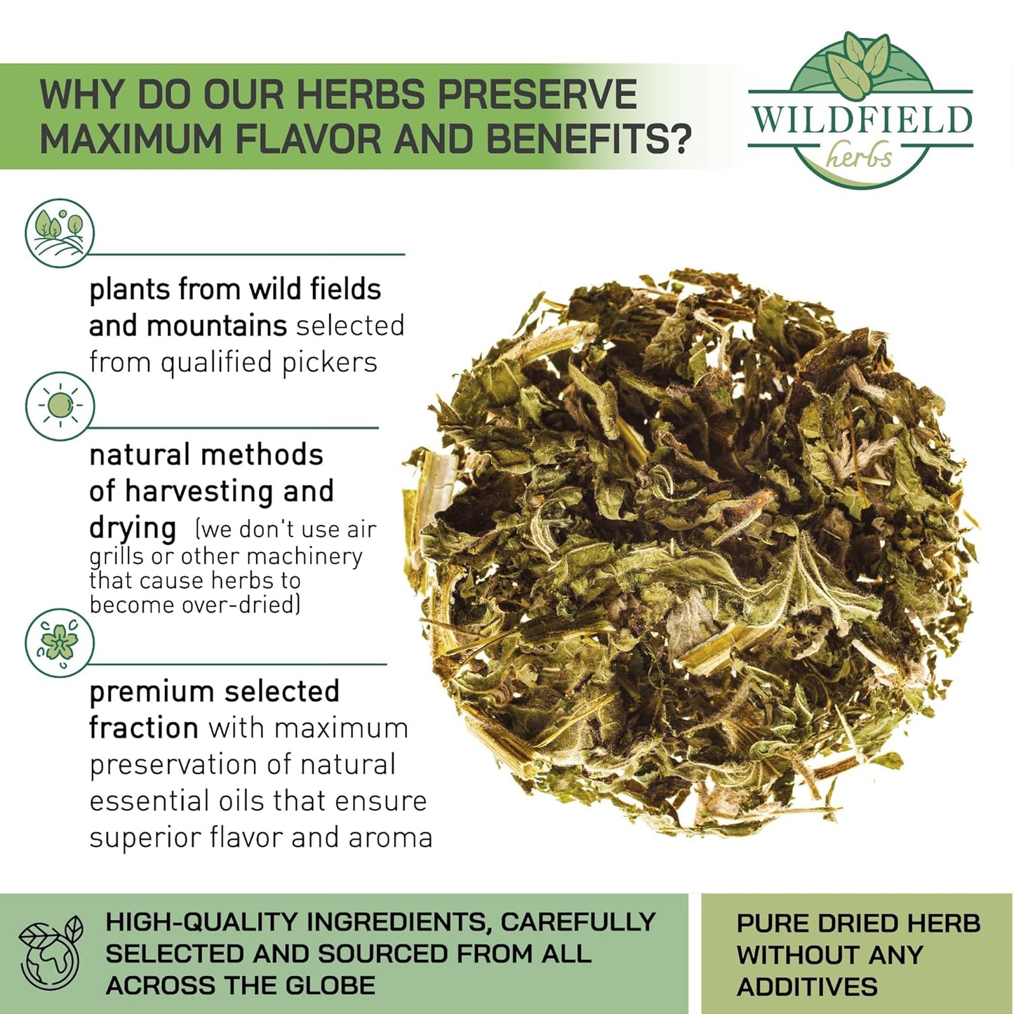 4 oz. Motherwort Tea Dried Motherwort Herb Tea (Leonurus Cardiaca) - 113g Leonurus Cardiaca (Cola De León)