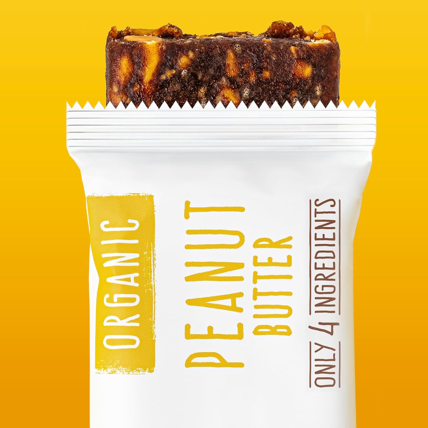 JONESBAR Organic Plant Based Protein Bars | Peanut Butter | Fruit & Nut Bar, Kosher, Gluten Free, Breakfast Bars, School Snacks, Vegan Snack & Healthy Snacks for Adults and Kids (Pack of 12)