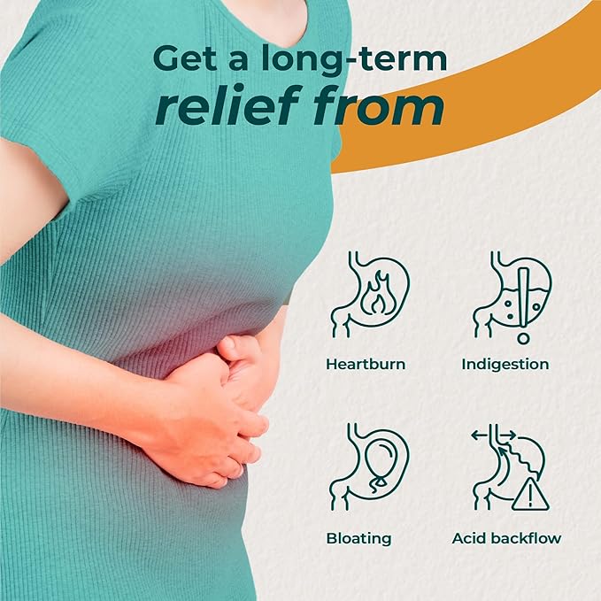 PUREHEALTH RESEARCH Gastro Health Formula - Natural Alginate for Acid Reflux - DGL Supplement for Heartburn & Indigestion - With Artichoke, Rhodiola Rosea, Hyaluronic Acid, Quince & More - 90 Capsules